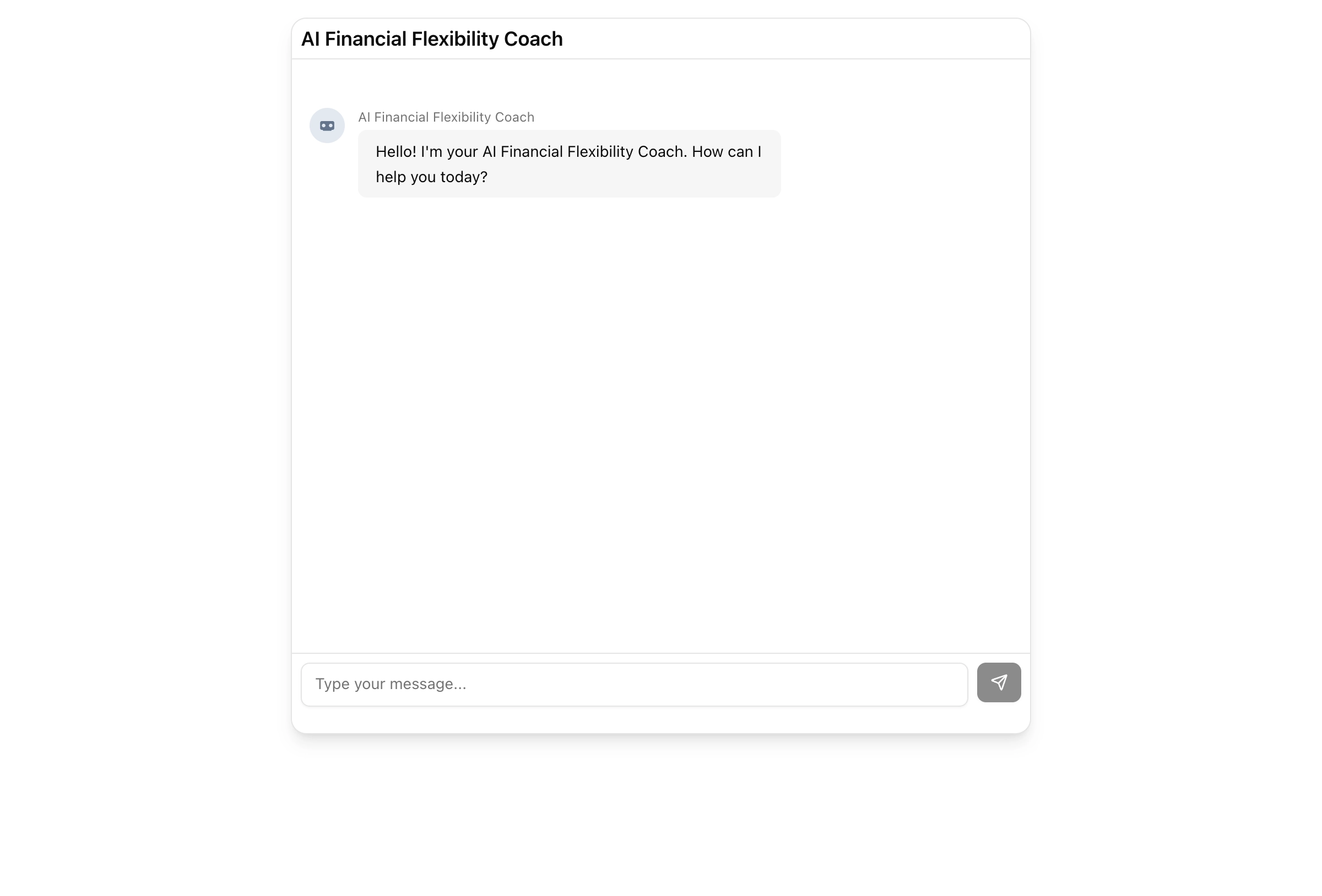AI Financial Coach